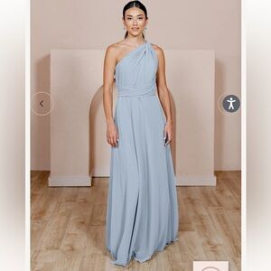 Revelry Bridesmaid. Devan convertible. Size 8. Color love in the air/periwinkle